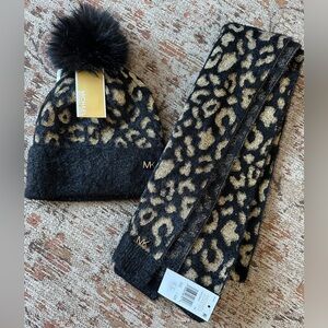 Michael kors hat and scarf